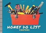 Honey Do List Coupons: 50 Blank Empty Vouchers For Him Her / Funny Christmas - Valentine's Day - Birthday For Couples - Husband - Wife / Stocking ... Power Hand Tools in Red Carry Box on Blue