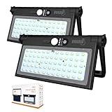 LED Solar Work Light Rechargeable, Flood LED Work Light with 3 Modes IP65 Waterproof Solar Power Outdoor Working Light for Outdoor Camping Hiking Emergency Car Repairing Job Site Lighting