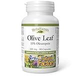 HerbalFactors by Natural Factors, Olive Leaf 500 mg, Natural Wellness Formula, 90 Capsules