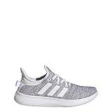 adidas Women's Cloudfoam Pure Sneaker, White/White/Black, 11