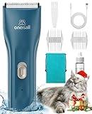 oneisall Pet Clipper for Cat Matted Hair, Pet Shaver for Cats Quiet Pet Hair Clippers Cordless Cat Clippers for Matted Hair Cat Clippers for Long Hair