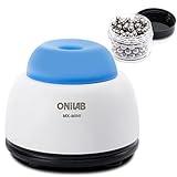 ONiLAB Mini Vortex Mixer with Touch Function, Lab Mixing, Nail Polish,Tattoo Ink,Eyelash Adhesives and Acrylic Paints Mixing, Lab Vortexer for Centrifuge Tubes and Test Tubes,Blue