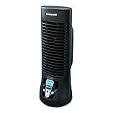 Honeywell HTF210B QuietSet Personal Table Fan, Black – Oscillating Personal Fan with Quiet Operation and 4 Levels of Power and Sound