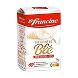 Francine Farine de Ble Tous Usages - French All Purpose Wheat Flour - 2.2 lbs (2 Of PACK)