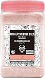 Soeos Himalayan Pink Salt, Fine Grain, 80oz (5 Pound), Non-GMO Himalayan Salt, Kosher Salt, Pink Himalayan Sea Salt Fine