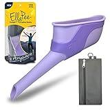 EllaPee Womens Urinal Funnel Female Urination Device for Women, Camping Accessories, Hiking, Outdoor Activities & More with Medical Grade Silicone (Reusable) , Purple