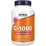 NOW Foods Supplements, Vitamin C-1,000 with Rose Hips, Sustained Release, Antioxidant Protection*, 250 Tablets