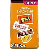 Hershey Assorted Caramel Flavored Snack Size, Candy Party Pack, 32.08 oz