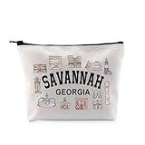 G2TUP Savannah Georgia Lover Gift Makeup Bag Travel Cosmetic Case