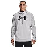 Under Armour mens Armour Fleece Big Logo Hoodie, (014) Halo Gray / / Black, X-Large