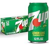 7UP Lemon Lime Soda, 12 fl oz cans, 12 pack