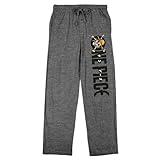 Bioworld One Piece (Manga) Title Logo Men's Heather Gray Sleep Pants-XL