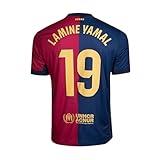 Lamine Yamal Jersey #19 – Soccer Jersey Lightweight Fan Version 2024/2025 – Lamine Yamal Soccer Jersey (US, Alpha, X-Large, Regular, Regular) White