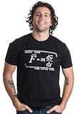 May The (F=m*dv/dt) Be with You - Funny Physics Science Unisex T-Shirt-Adult,M Black