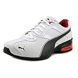 PUMA Men's Tazon 6 FM Shoes, PUMA White/Silver, 9.5 M