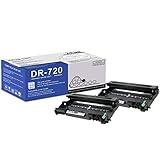 2 Pack DR720 DR-720 Black Drum Unit Compatible DR720 Replacement for Brother HL-5440D 5450DN 5470DW/DWT 6180DW/DWT DCP-8110DN 8150DN 8155DN 8510DN MFC-8710DW 8810DW 8910DW 8950DW/DWT Printe