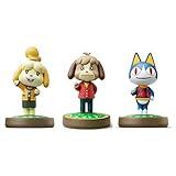 Brand Max 3 Pack Digby Rover Isabelle Winter Animal Crossing Series Gaming Figures for Nintendo Switch Switch Lite WiiU 3DS