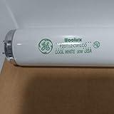 (2 Pack) GE F20T12/CW/ECO 20 Watt Cool White T12 Fluorescent Tube Light Bulb 24 Inch Lamp 20W F20T12 4100K