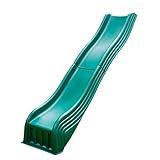 Swing-N-Slide WS 5037 Two Piece Plastic Cool Wave Slide for Swing Sets- Swing Set Replacement Slide, Green