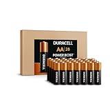 Duracell Coppertop AA Batteries with Power Boost ingredients, 28 Count (Pack of 1). Re-closable pack for quick, easy access and organized storage. Double A Battery with Long-lasting Power