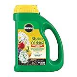 Miracle-Gro Shake 'N Feed All Purpose Plant Food, For In-Ground and Container Plants, Feeds for up to 3 Months, 4.5 lbs.