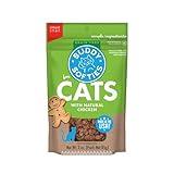 Buddy Biscuits 3 oz Pouch of Grain Free Soft & Chewy Cat Treats Made with Natural Tender Chicken