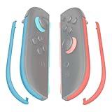 eXtremeRate Replacement Decorative Strips for Joycon 2, Custom DIY Decoration Strip Side Housing Trim Shell with Prying Stick for Nintendo Switch 2 Controller - Blue & Orange