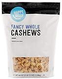 Amazon Brand - Happy Belly Fancy Whole Cashews, Roasted and Sea Salted, 44 ounce (Pack of 1)