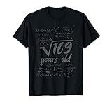 Square Root of 169: 13th Birthday 13 Years Old Math Years T-Shirt