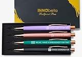 InnoBeta Accountant Gifts Ballpoint Pen Set of 4, on Birthday, Christmas