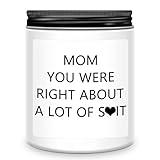 Homsolver Birthday Gifts for Mom, Mom Gifts from Daughter and Son, Mothers Day, Birthday, Thanksgiving Day, Christmas Gifts for Mom, Best Mom Ever Gifts(White)