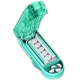 DEPAD Pill Cutter Splitter for Cutting Multiple Pills, Adjustable Pill Cutter Splitter for Small and Tiny Pills with Accurate Pill Alignment, Pill Cutter for Small or Large Pills with Sharp Safe Blade