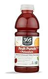 365 by Whole Foods Market, Nutrient Enhanced Water, Fruit Punch with Potassium, 20 Fl Oz