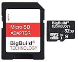 BigBuild Technology 32GB Ultra Fast 80MB/s microSDHC Memory Card for Samsung Galaxy A01/A01 Core, A02/A02s, A03/A03s/A03 Core Cell Phone