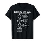 Debugging Flowchart - Computer Programming Coding T-Shirt