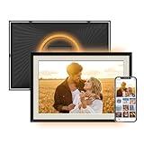 AEEZO Digital Picture Frame 10.1 Inch WiFi Digital Photo Frame with LED Light, 1280 * 800 IPS HD Touch Screen Smart Electronic Photo Frame with 32GB Storage, Share Photos or Videos via AiMOR App