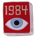 1984 George Orwell Book Novel Science Fiction SciFi Sci Fi Dystopian Future Nineteen Eighty Four Literature Classic 1.25" Enamel Pin Badge