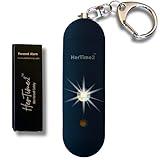 HerTime2 Personal Alarm for Women Adults Seniors – Travel Safe and Waterproof Self Defense Siren – Safety Keychain – Extra Loud – Strobe Light – Cute Key Chain Protection Gift