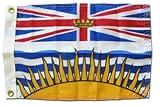 British Columbia - Canadian Province 12 in x 18 in Nylon Flag