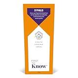 First To Know® Syphilis Test, in Home Fingerstick Blood Test with in Home Result in 15 Minutes, Discrete, Lab Accurate Testing (1 Test)