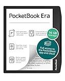 Pocketbook Era E-Reader, Stardust Silver, 16GB | 7ʺ Glare-Free & Eye-Friendly Touch-Screen with E -Ink Technology | Waterproof | Text-to-Speech, Audio- & E-Book Reader | SMARTlight & Built-in Speaker