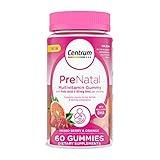 Centrum Prenatal Multivitamin Gummies with DHA and Folic Acid, Mixed Berry and Orange Flavors - 60 Count, 30 Day Supply