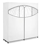 Whitmor Extra-Wide Clothes Closet, 60” with, White Cover