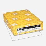 Neenah Index Cardstock, 8.5" x 11", 90 lb/163 gsm, White, Lightweight, 94 Brightness, 300 Sheets (91437)