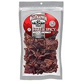 Old Trapper Beef Jerky, Hot & Spicy 10-Ounce Individual Pack, Tender and Spicy Meat Snacks for Lunches or Between Meals, 11 Grams of Protein and 70 Calories per Ounce (Pack of One)