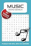 Music Word Search Puzzle: "Find the Rhythm! – A Music-Themed Word Search Full of Sounds" The set includes 110 pages, 55 word searches, and 500 ... ... Gift for Vacations, Holidays and Freetime