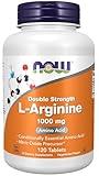 NOW Foods Supplements, L-Arginine 1,000 mg, Nitric Oxide Precursor*, Amino Acid, 120 Tablets