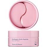 Peptide Collagen Under Eye Patches: Hydrogel Mask for Puffy Eyes Dark Circles Wrinkles Undereye Bags Fine Lines & Smile Lines - Korean Skin Care Deep Hydrating & Firming Eye Treatment, 30 Pairs