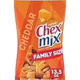 Chex Mix Cheddar Savory Snack Mix, Family Size, 13.5 oz