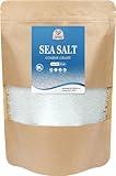 52USA Sea Salt, 2lb - 32oz (1 Pack), Coarse Grain, Salt Grinder Refill, Perfect Coarse Sea Salt For Cooking, All Natural Sea Salt